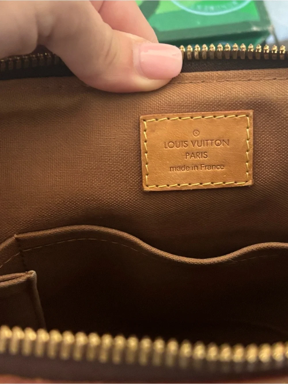 Louis Vuitton Monogram Palermo PM Tote with Vachetta Leather Trim and Strap